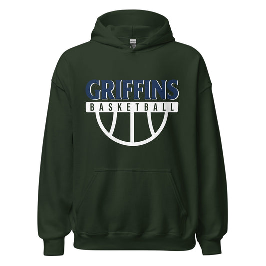 Classic | Hoodie | Arma Dei Academy Basketball | Griffins Basketball Logo