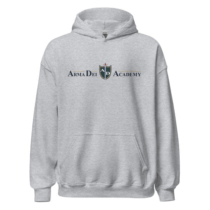 Classic | Hoodie | Arma Dei Academy | Text Shield Logo