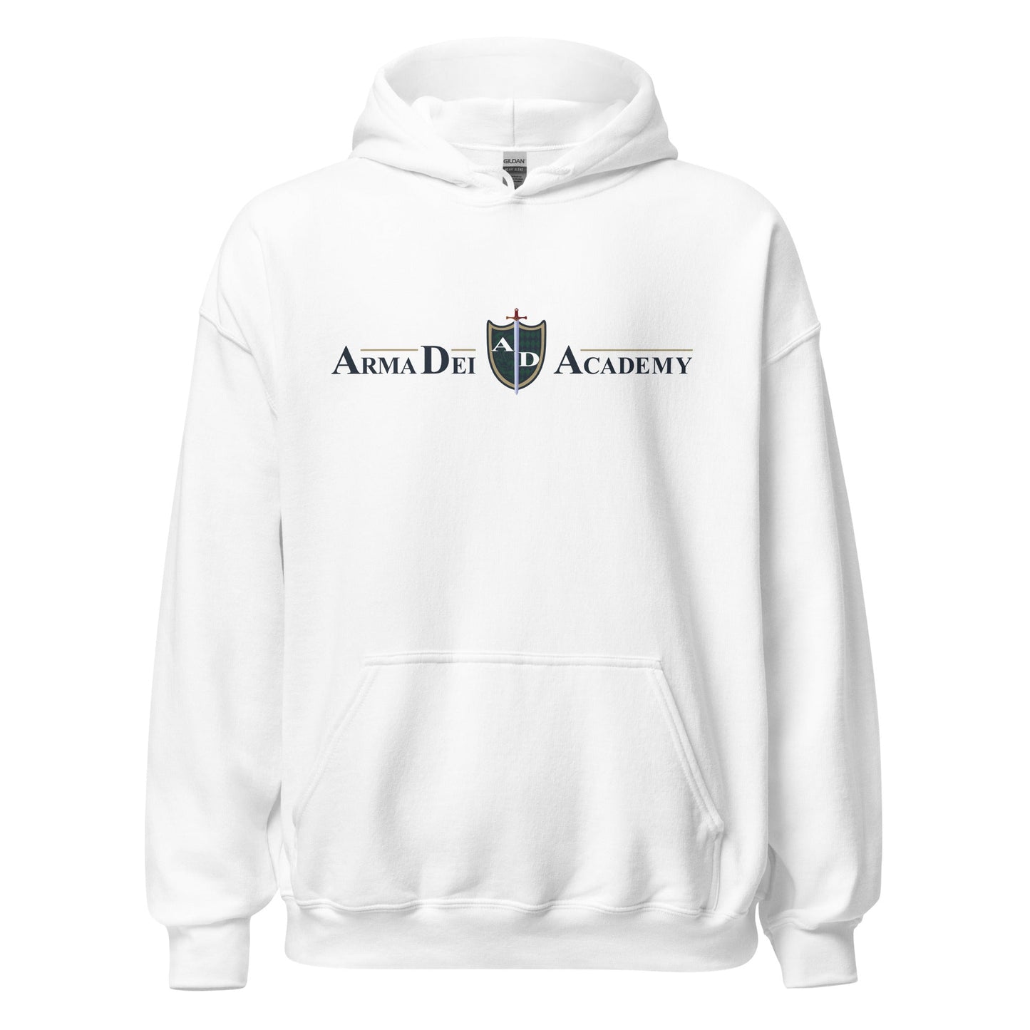 Classic | Hoodie | Arma Dei Academy | Text Shield Logo