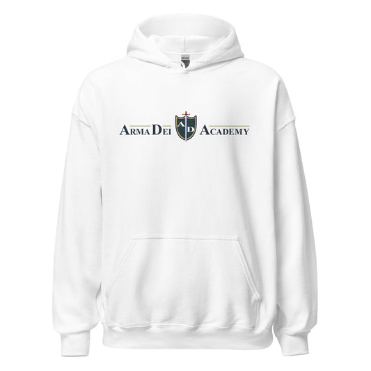 Classic | Hoodie | Arma Dei Academy | Text Shield Logo