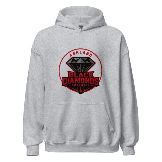 Classic | Hoodie | Ashland Black Diamonds | Badge Logo