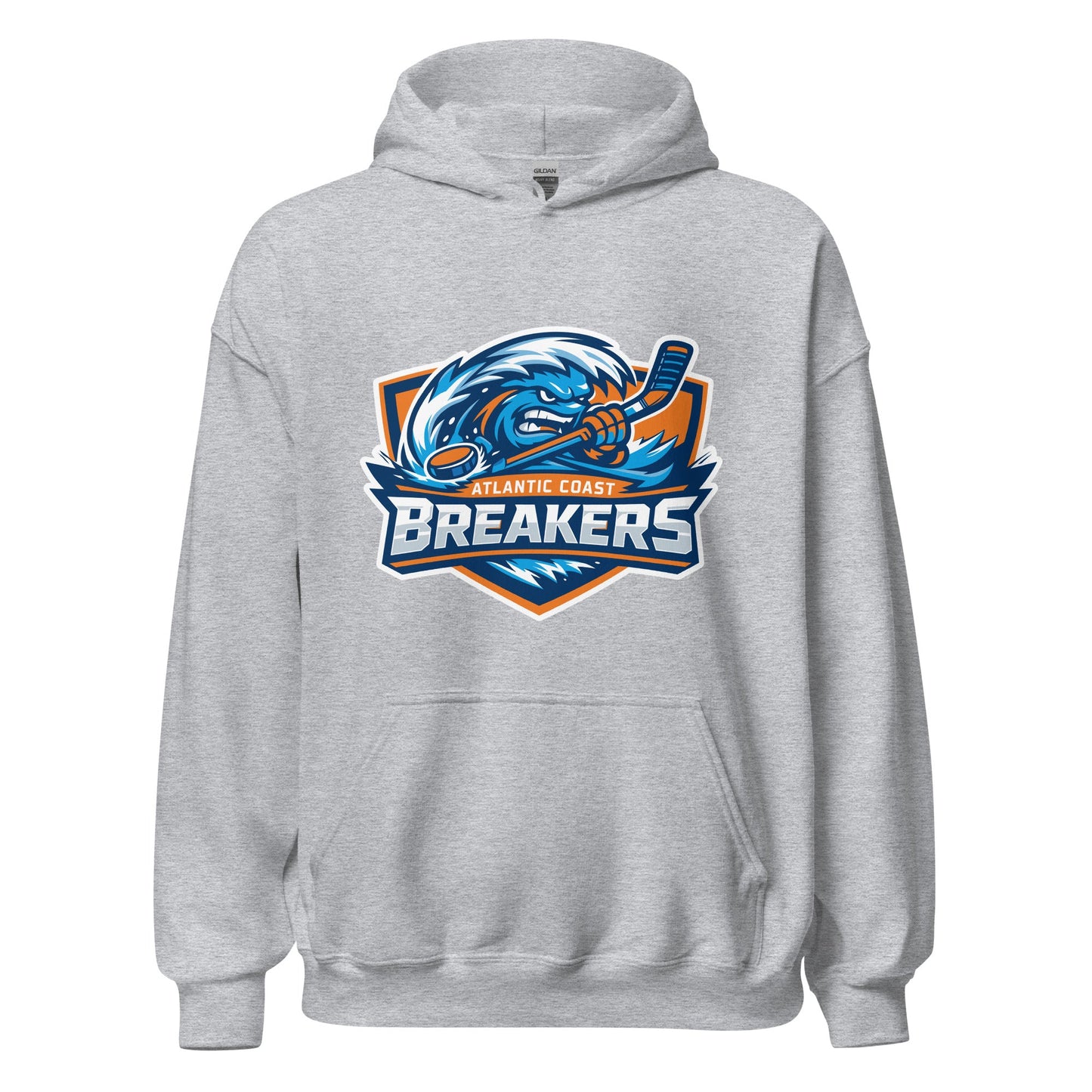 Classic | Hoodie | Atlantic Coast Breakers Hockey | Mascot Shield Logo