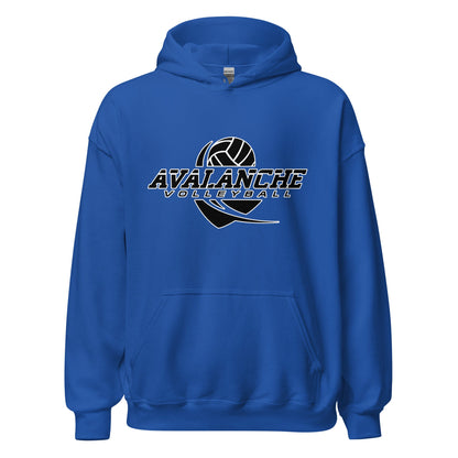 Classic | Hoodie | Avalanche Volleyball Club | Crest Logo