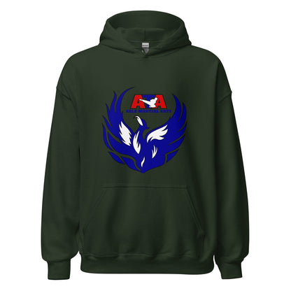 Classic | Hoodie | Azle Martial Arts | Blue Fire Crest Logo