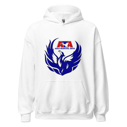 Classic | Hoodie | Azle Martial Arts | Blue Fire Crest Logo