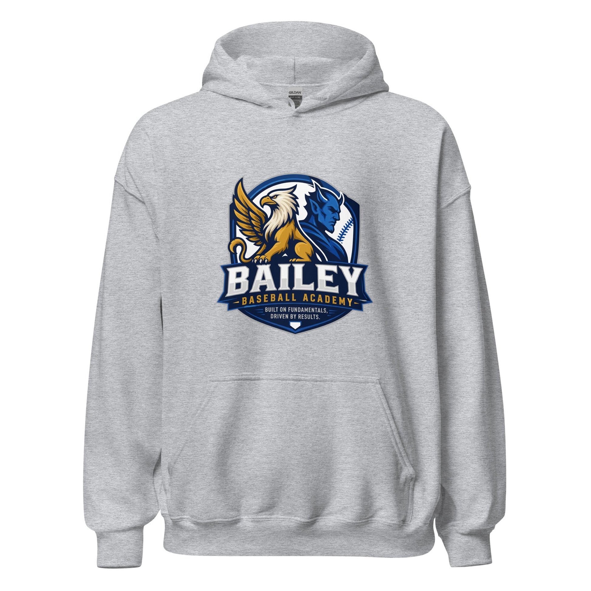 Classic | Hoodie | Bailey Baseball Academy | Shield Logo