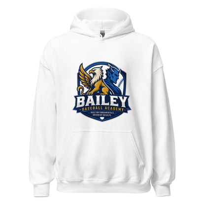 Classic | Hoodie | Bailey Baseball Academy | Shield Logo