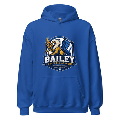 Classic | Hoodie | Bailey Baseball Academy | Shield Logo