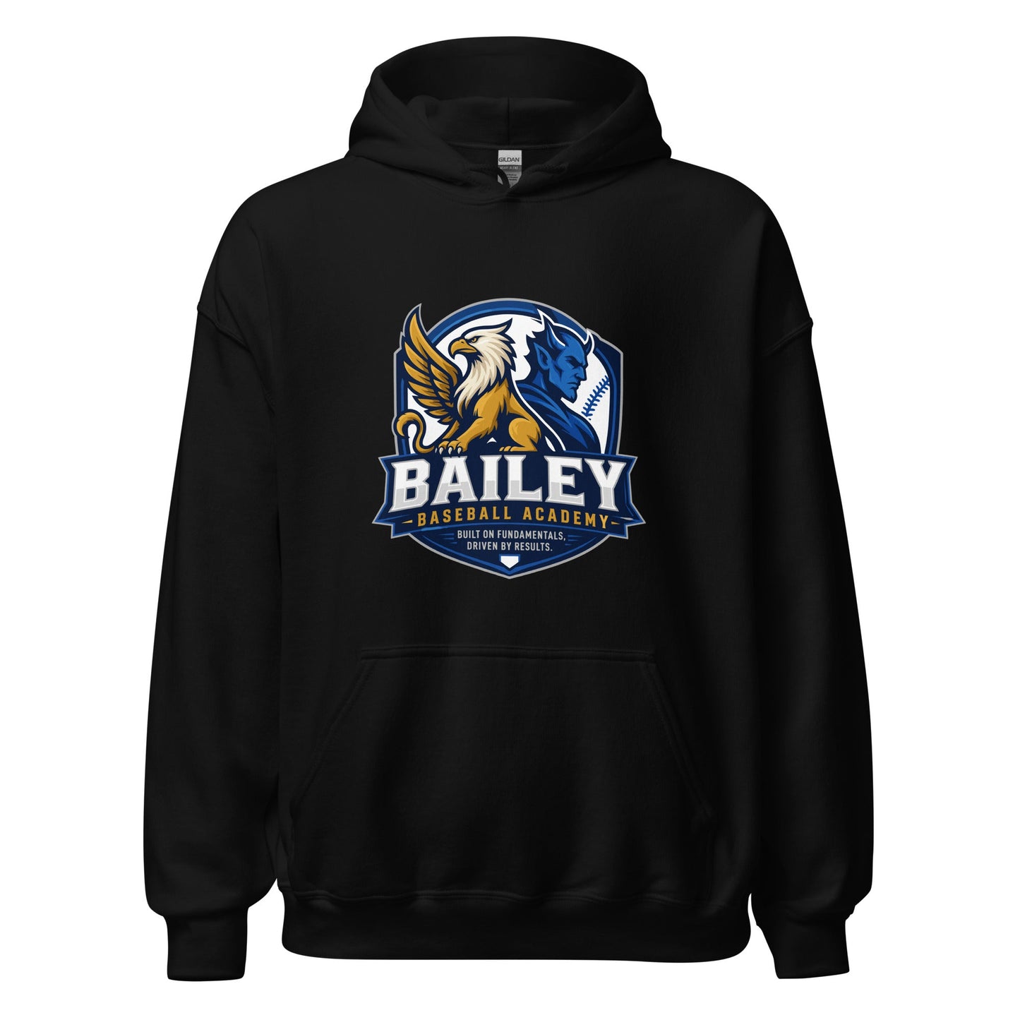 Classic | Hoodie | Bailey Baseball Academy | Shield Logo