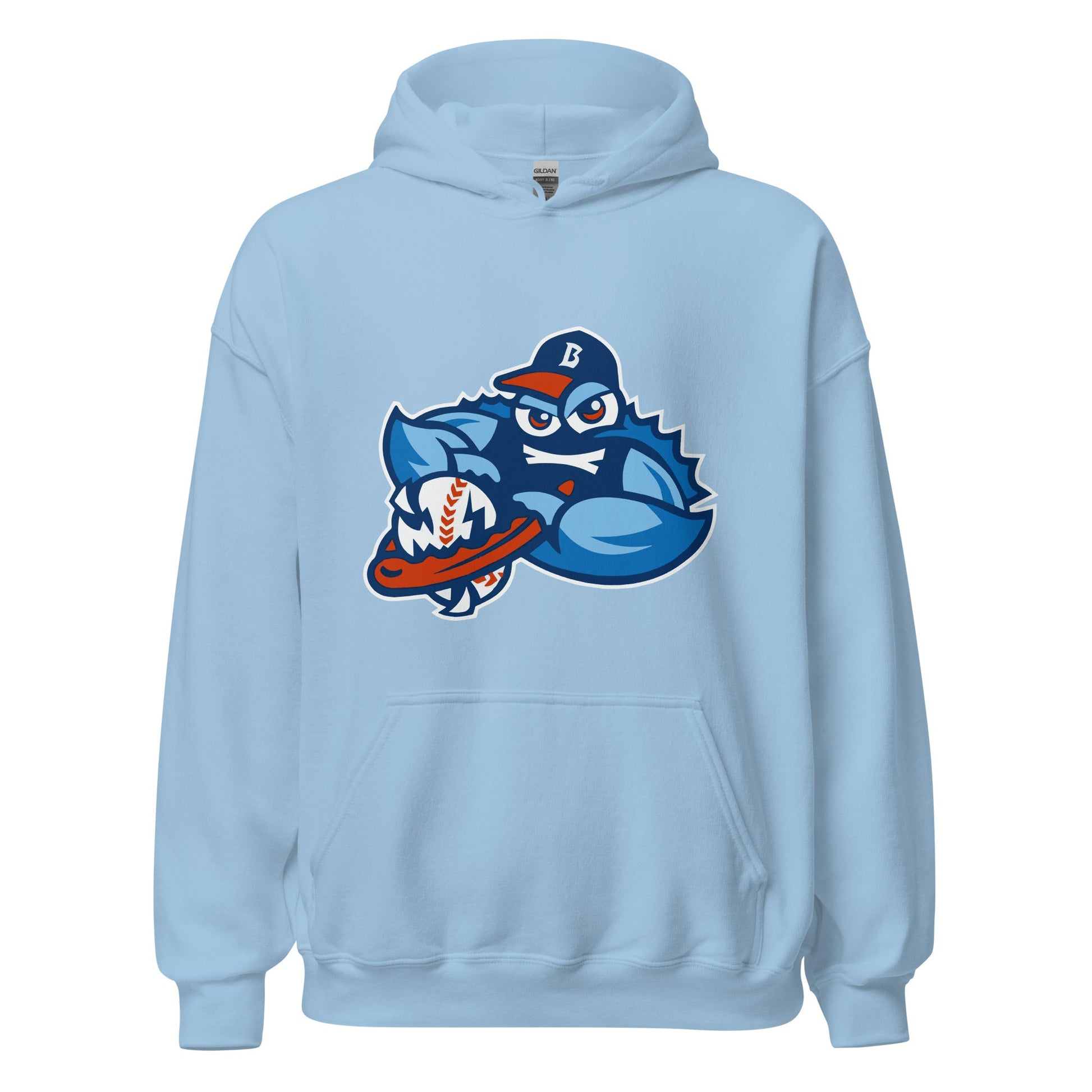 Classic | Hoodie | Bellport BlueClaws | Mascot Logo