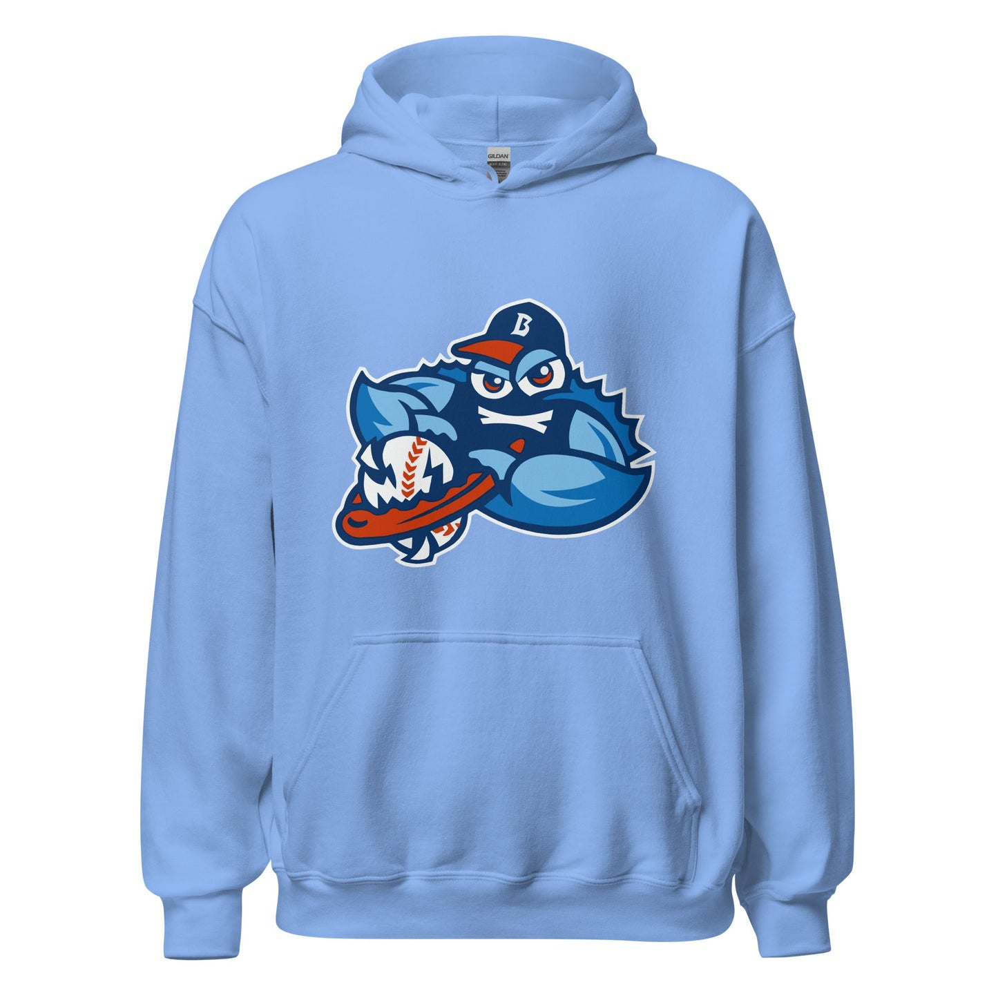 Classic | Hoodie | Bellport BlueClaws | Mascot Logo