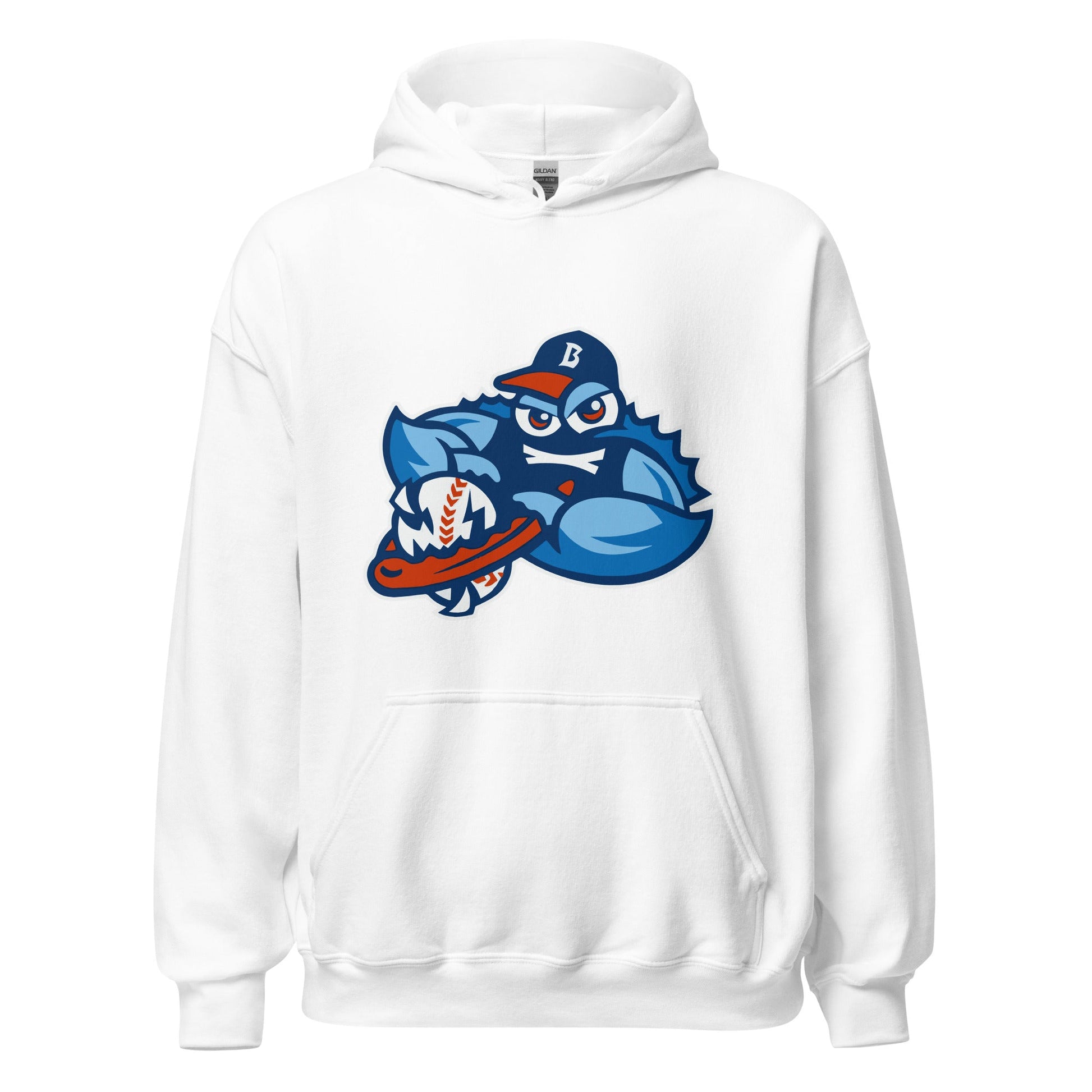Classic | Hoodie | Bellport BlueClaws | Mascot Logo