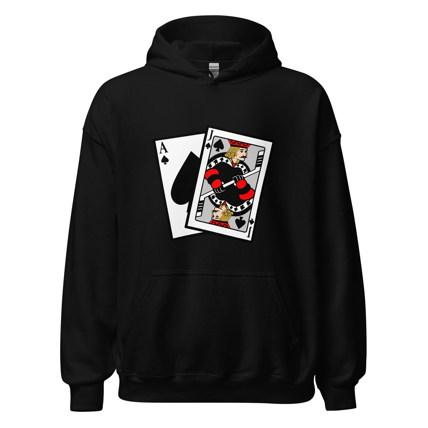 Classic | Hoodie | Blackjack’s Roller Hockey | Royal Spade Crest Logo