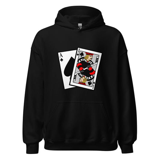 Classic | Hoodie | Blackjack’s Roller Hockey | Royal Spade Crest Logo