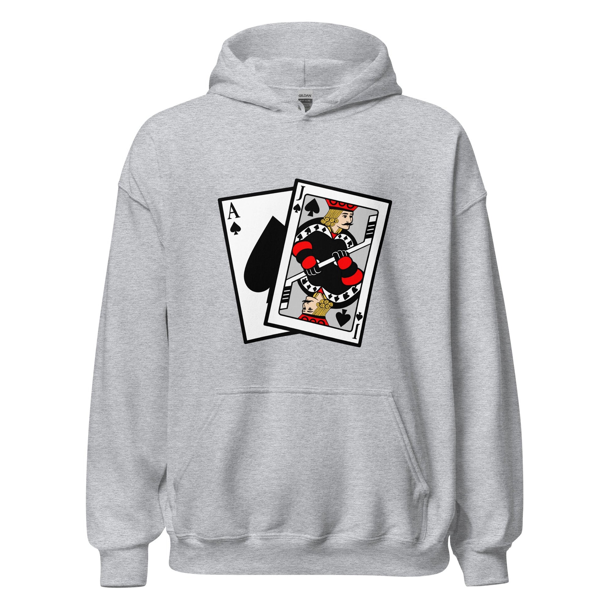 Classic | Hoodie | Blackjack’s Roller Hockey | Royal Spade Crest Logo