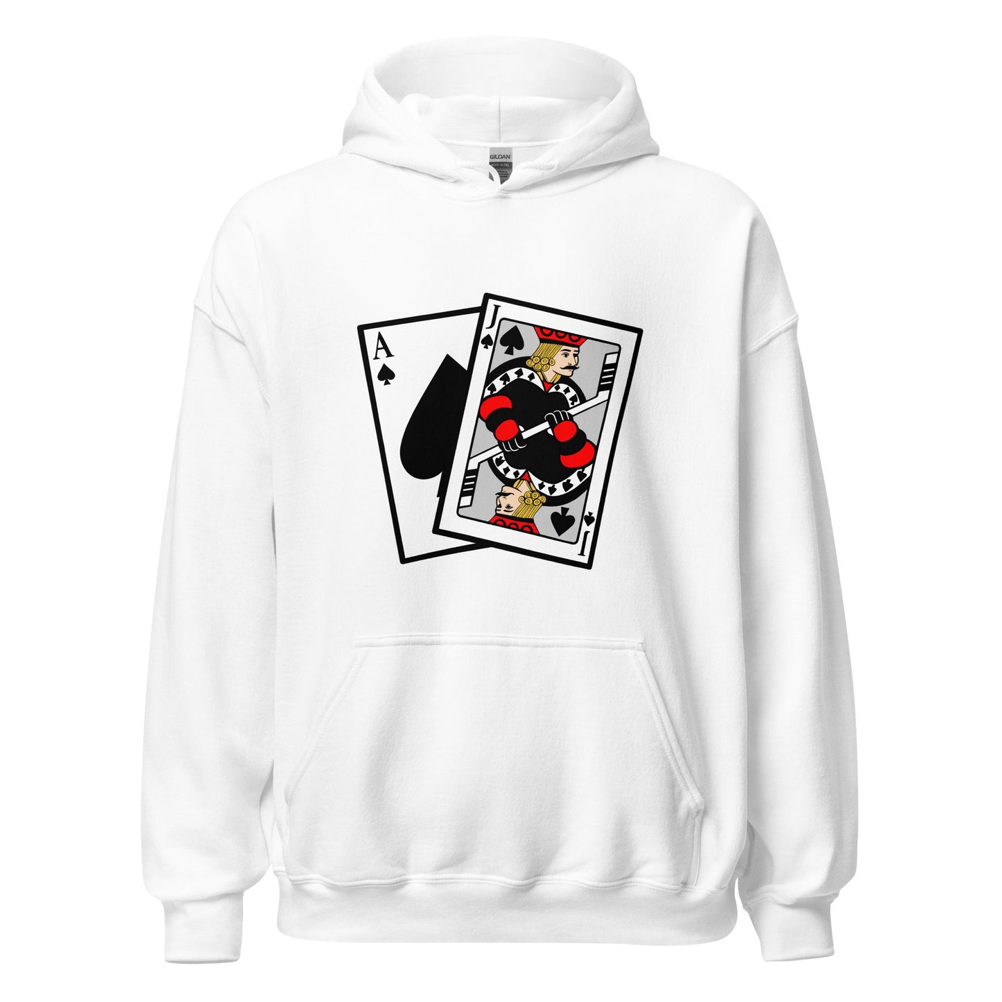 Classic | Hoodie | Blackjack’s Roller Hockey | Royal Spade Crest Logo