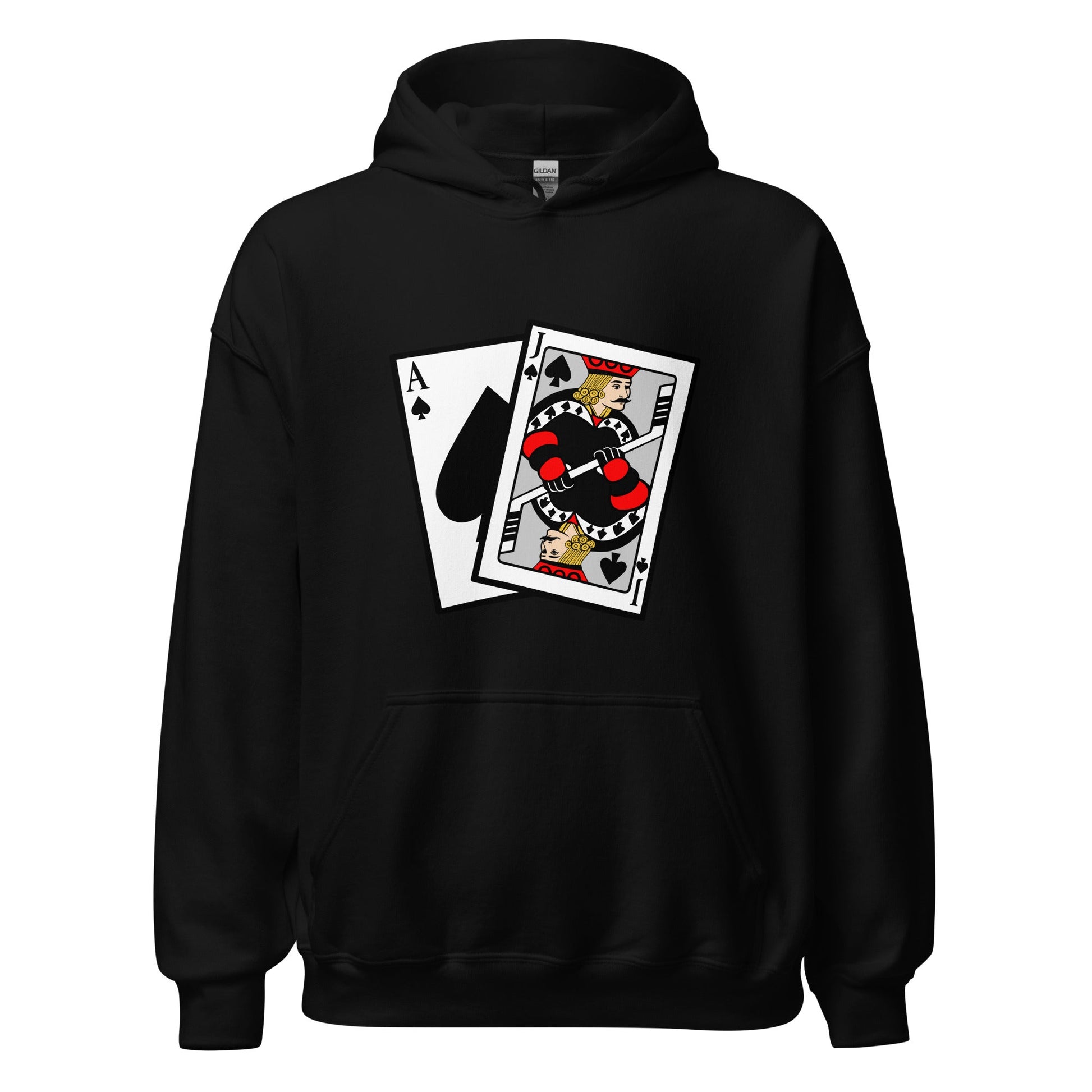 Classic | Hoodie | Blackjack’s Roller Hockey | Royal Spade Crest Logo