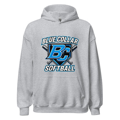 Classic | Hoodie | Blue Collar Softball 2034 | Shield Logo