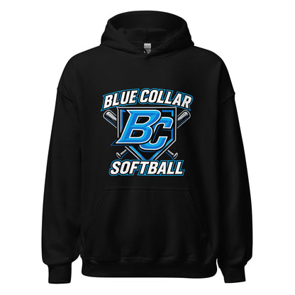 Classic | Hoodie | Blue Collar Softball 2034 | Shield Logo