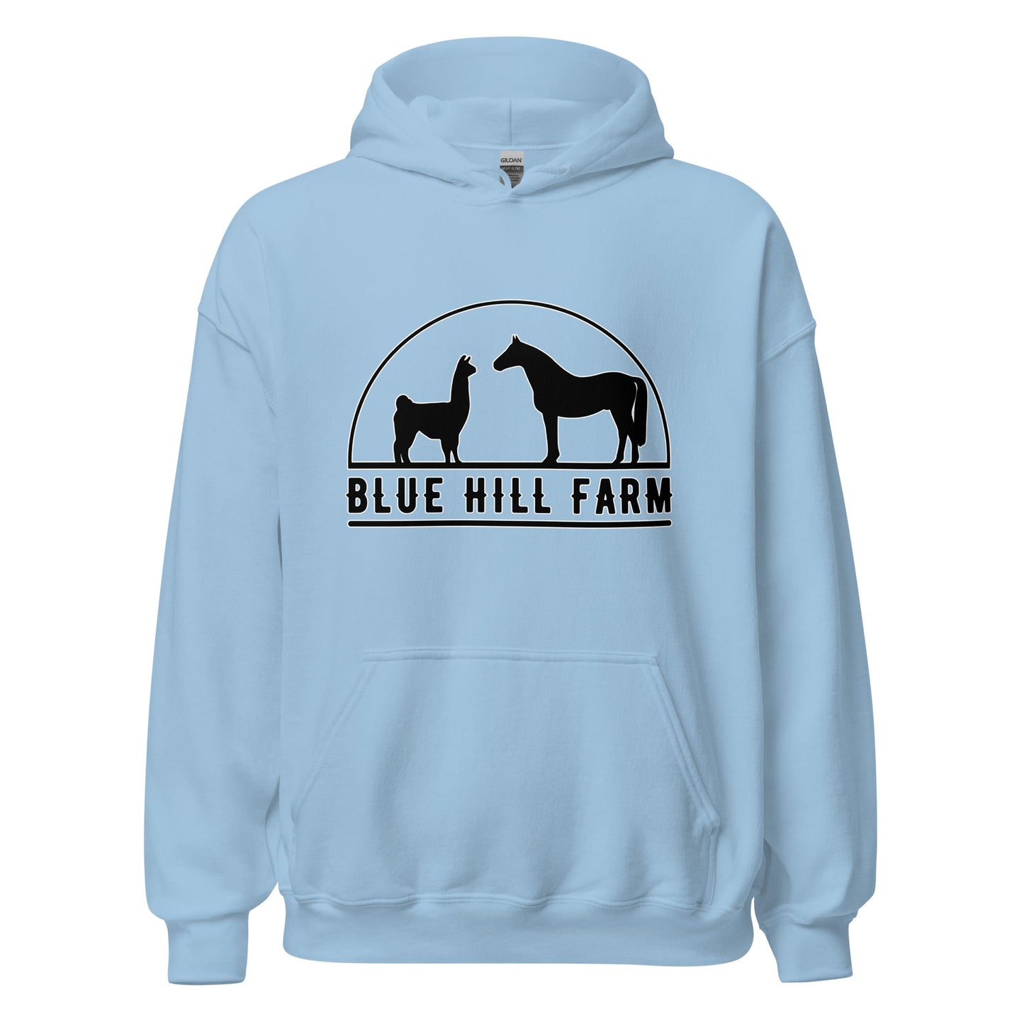Classic | Hoodie | Blue Hill Farm | Highland Silhouette Logo