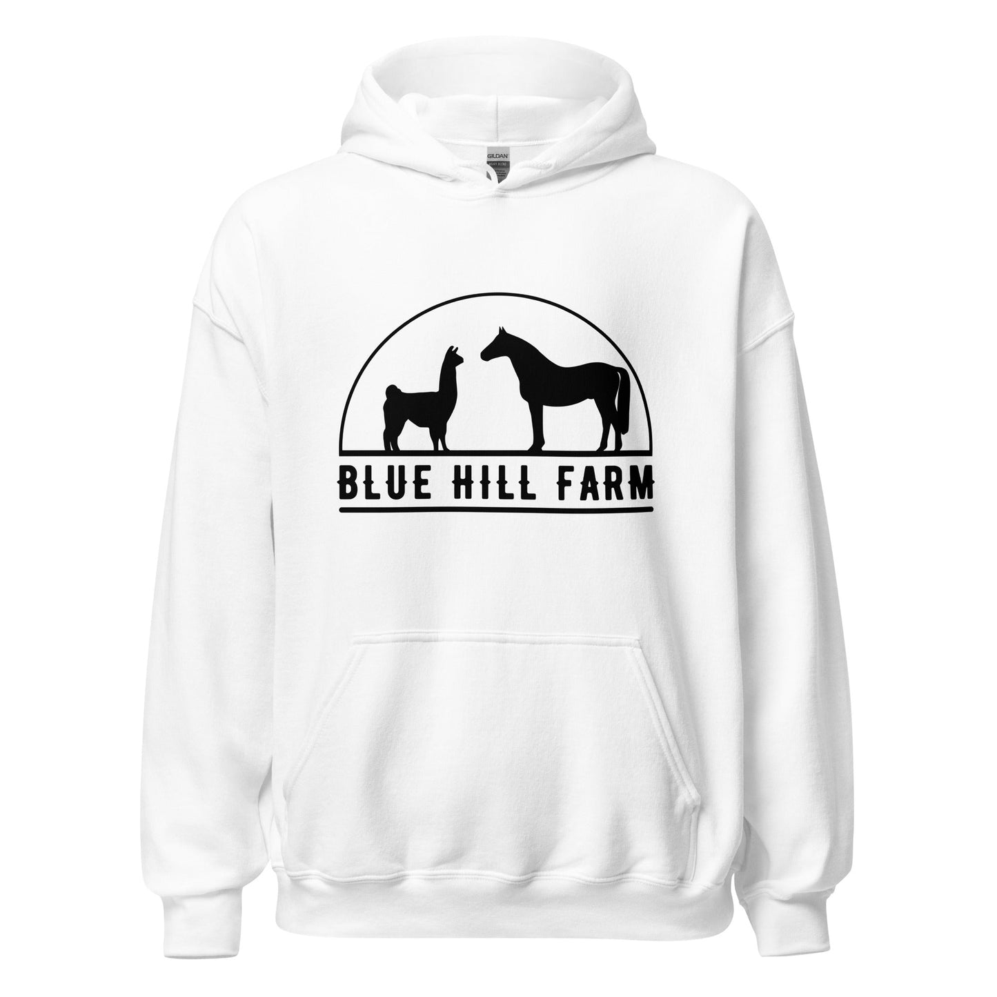 Classic | Hoodie | Blue Hill Farm | Highland Silhouette Logo
