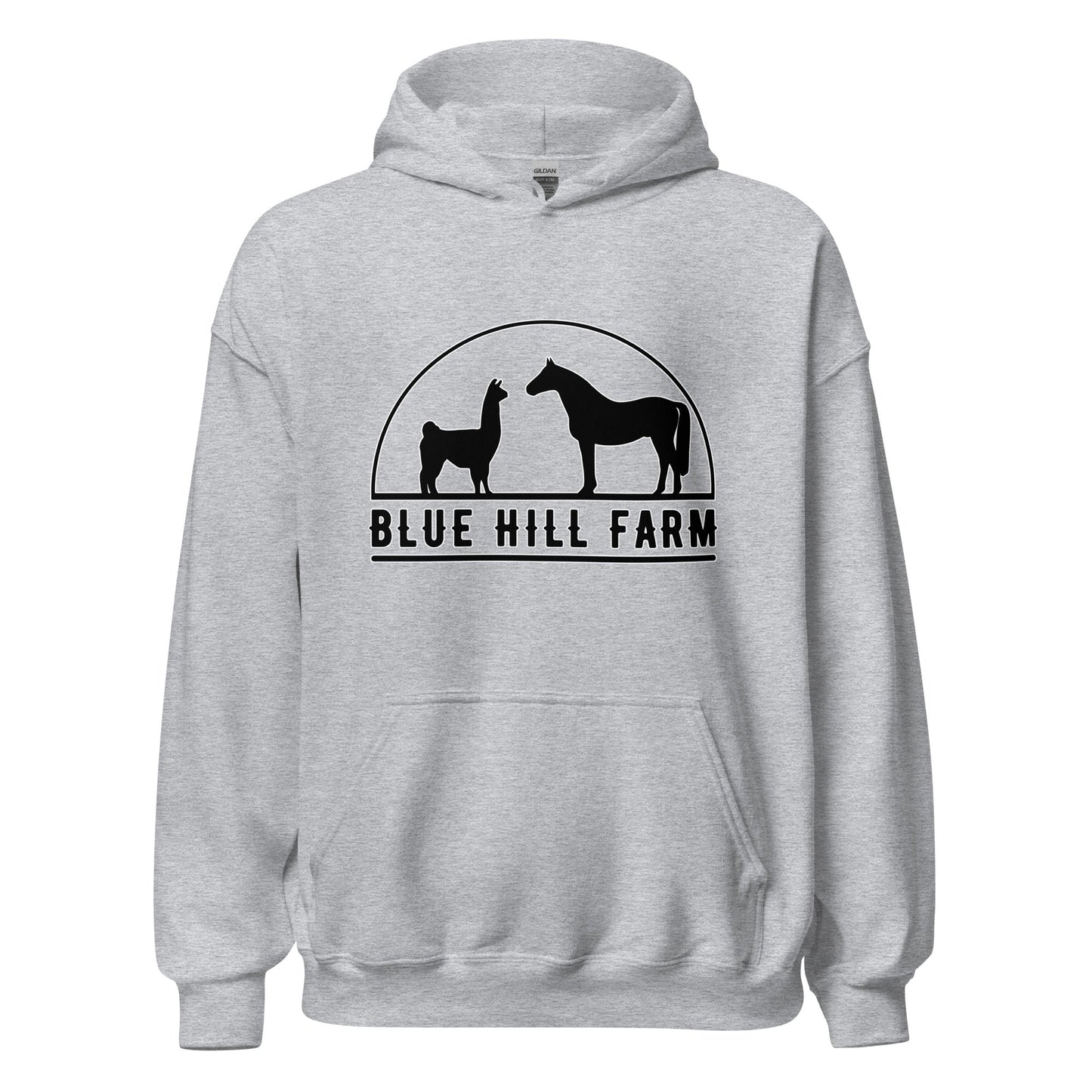 Classic | Hoodie | Blue Hill Farm | Highland Silhouette Logo