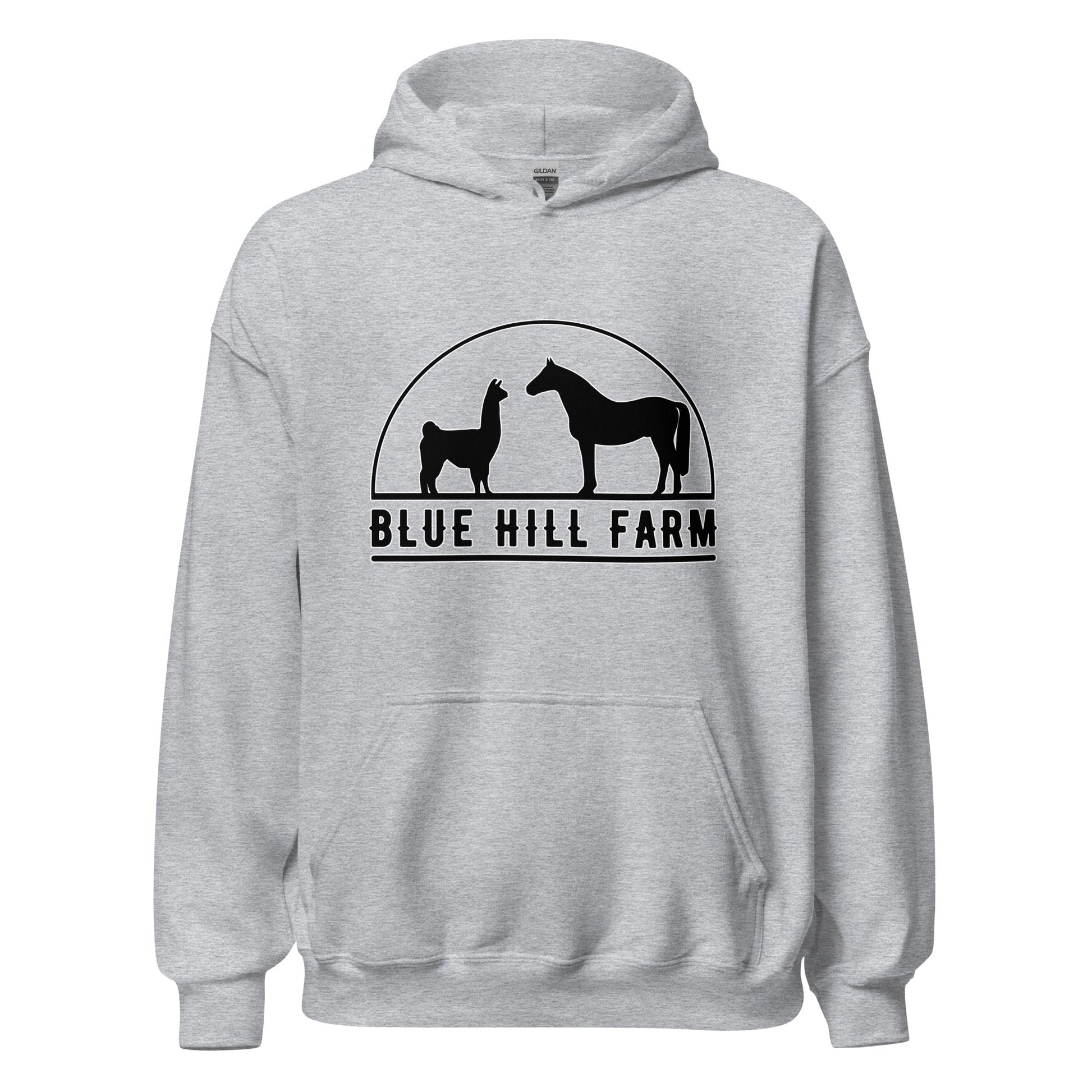 Classic | Hoodie | Blue Hill Farm | Highland Silhouette Logo