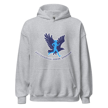Classic | Hoodie | Bowdoinham Rebel Runners | Aerial Runner Emblem Logo