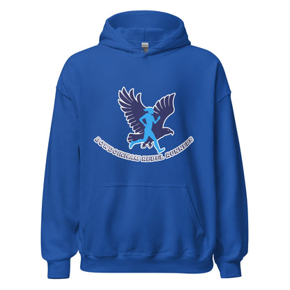 Classic | Hoodie | Bowdoinham Rebel Runners | Aerial Runner Emblem Logo