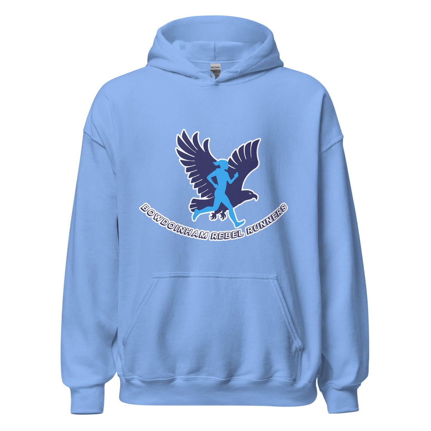Classic | Hoodie | Bowdoinham Rebel Runners | Emblem Logo