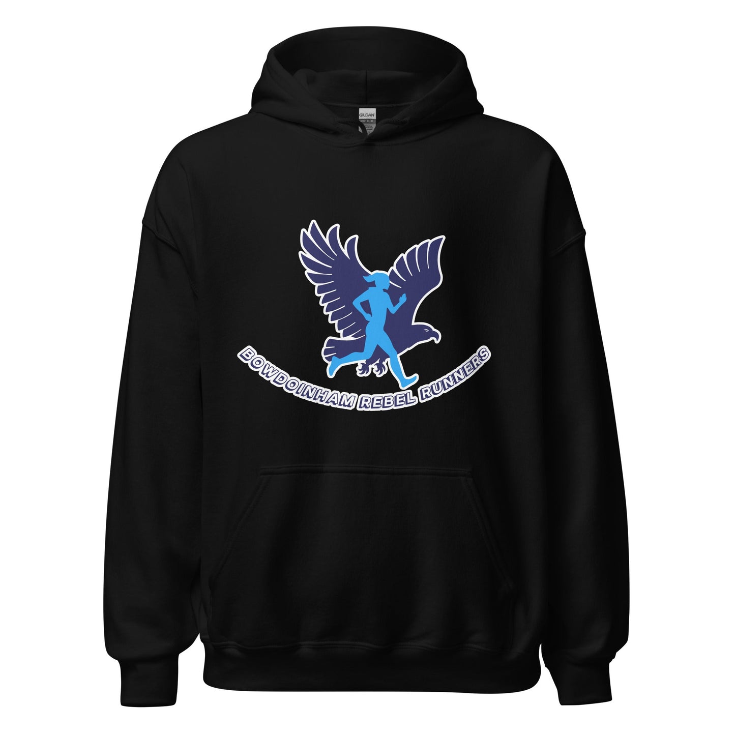 Classic | Hoodie | Bowdoinham Rebel Runners | Emblem Logo