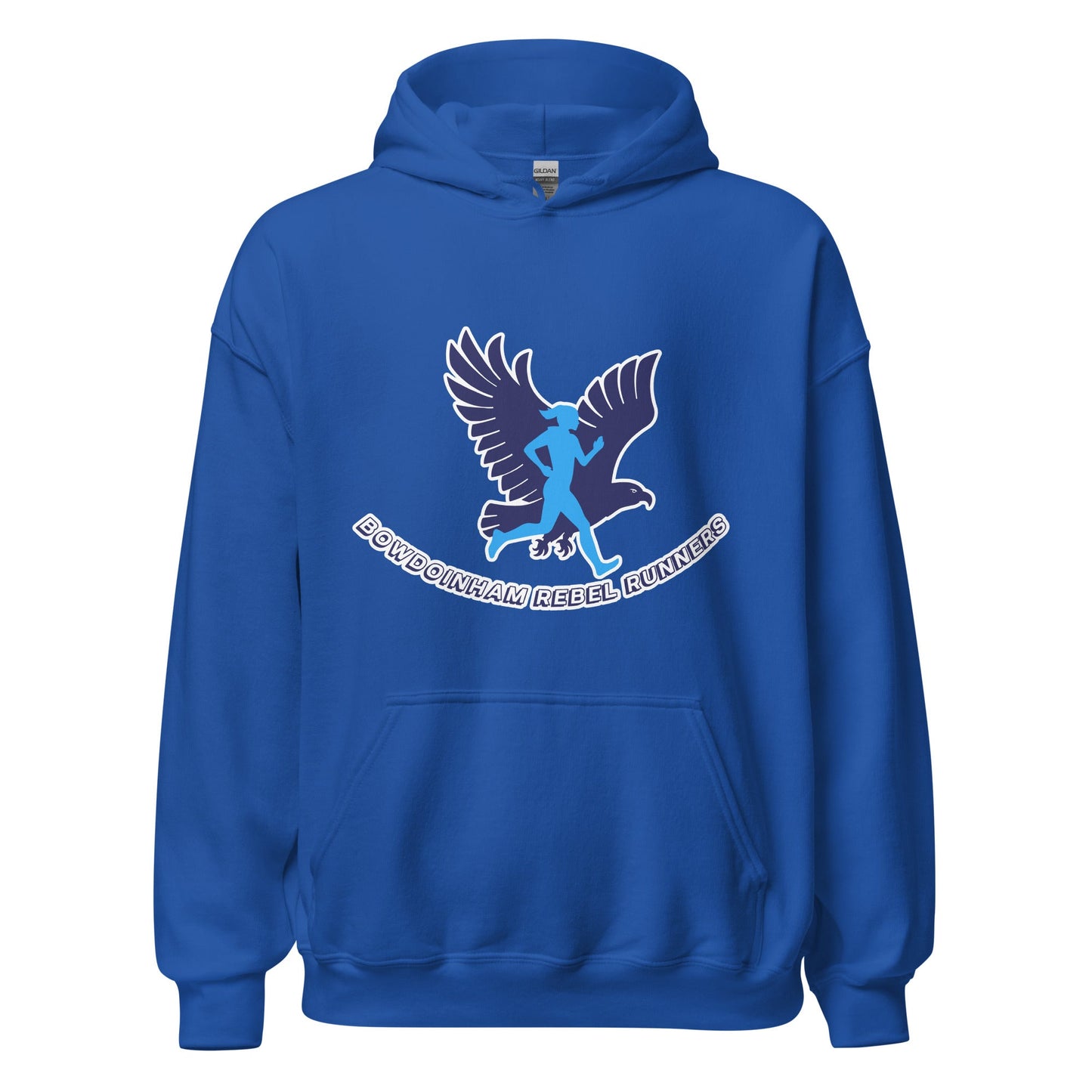 Classic | Hoodie | Bowdoinham Rebel Runners | Emblem Logo