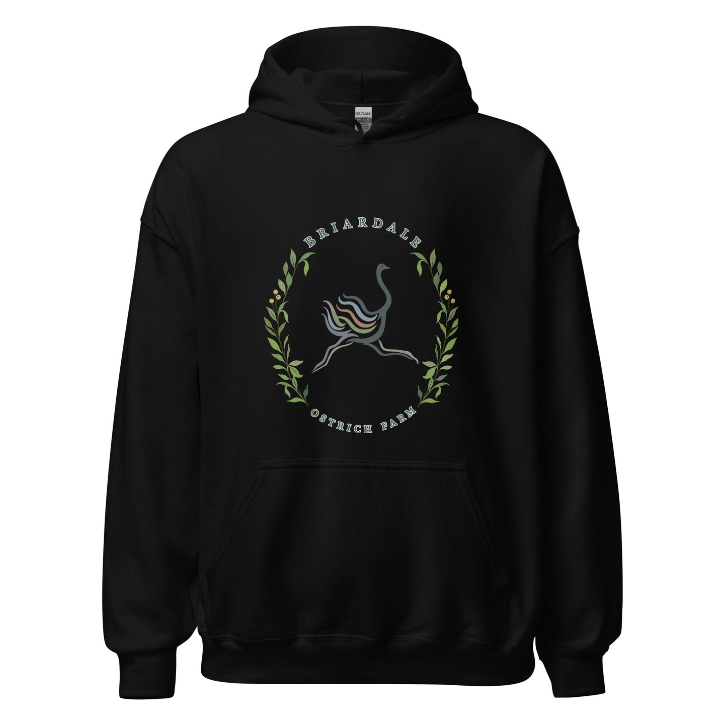Classic | Hoodie | Briardale Ostrich Farm | Crest Logo