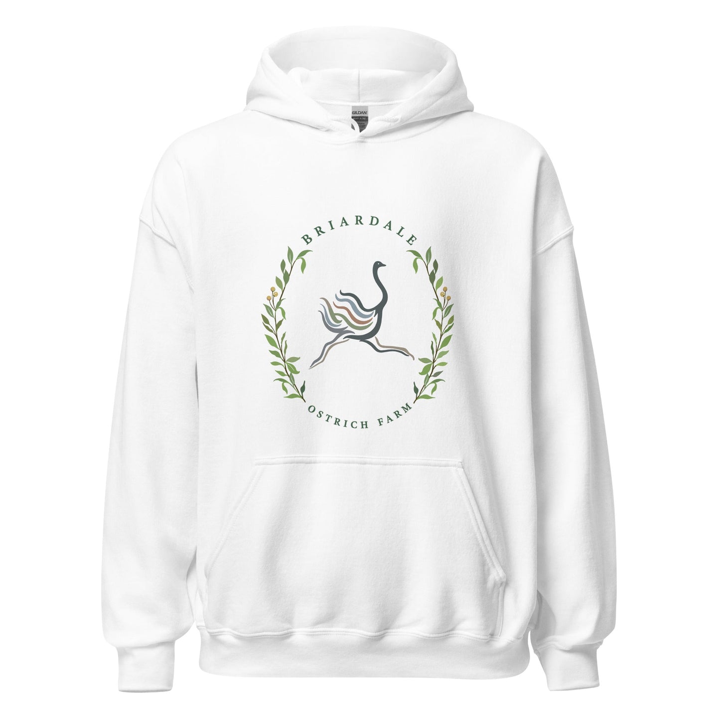Classic | Hoodie | Briardale Ostrich Farm | Crest Logo