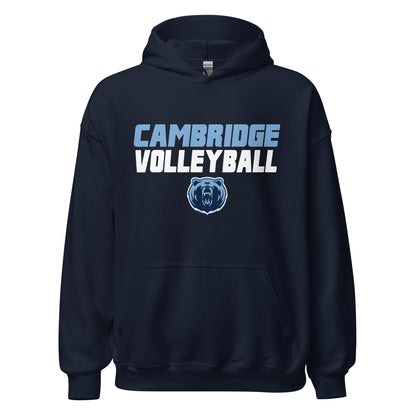 Classic | Hoodie | Cambridge Volleyball | Modern Logo