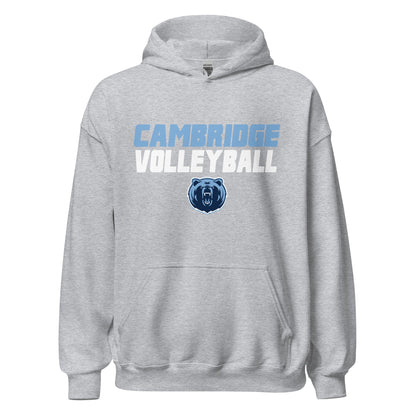 Classic | Hoodie | Cambridge Volleyball | Modern Logo