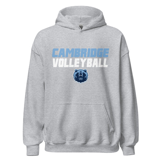 Classic | Hoodie | Cambridge Volleyball | Modern Logo