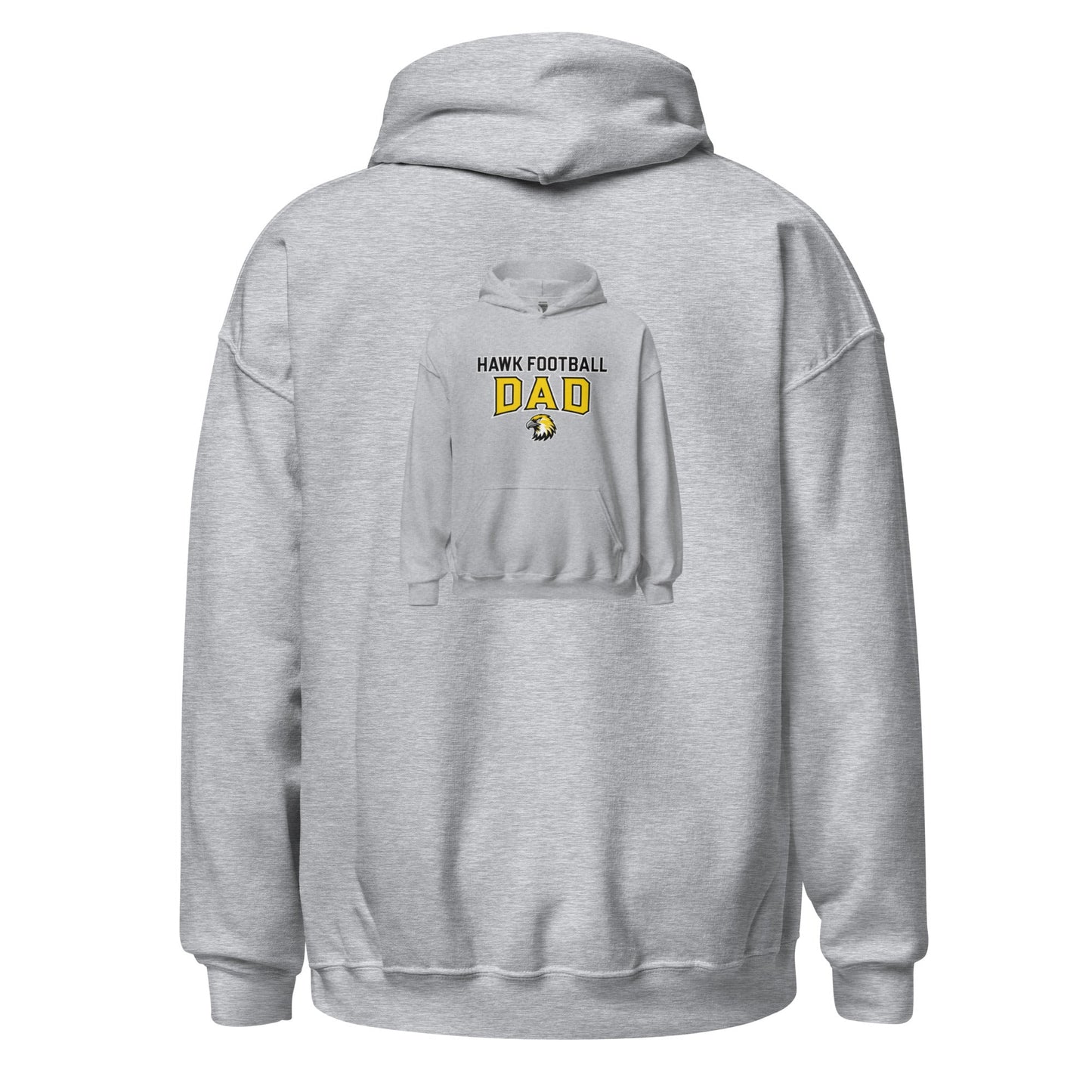 Classic | Hoodie | Cardinal Ohara Hawks | Football Dad Logo