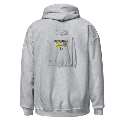 Classic | Hoodie | Cardinal Ohara Hawks | Football Dad Logo