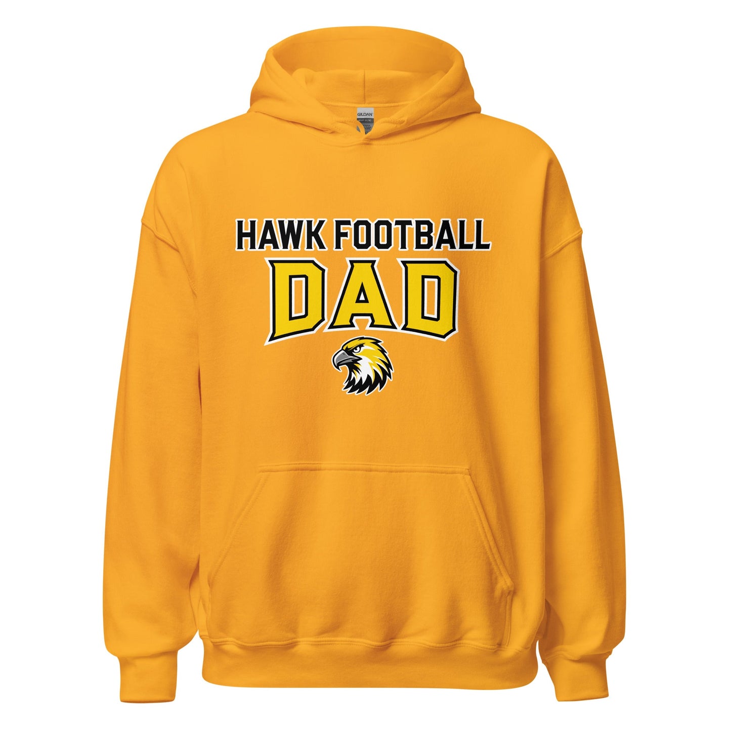 Classic | Hoodie | Cardinal Ohara Hawks | Football Dad Logo