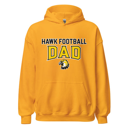 Classic | Hoodie | Cardinal Ohara Hawks | Football Dad Logo