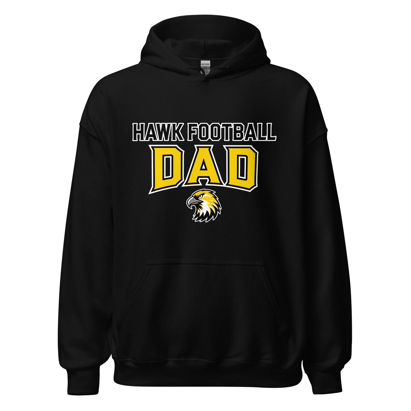 Classic | Hoodie | Cardinal Ohara Hawks | Football Dad Logo
