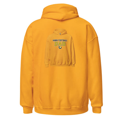 Classic | Hoodie | Cardinal Ohara Hawks | Football Dad Logo