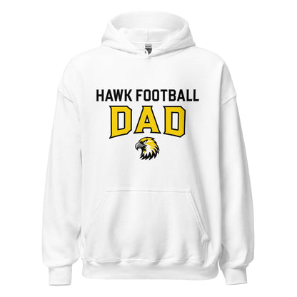 Classic | Hoodie | Cardinal Ohara Hawks | Football Dad Logo