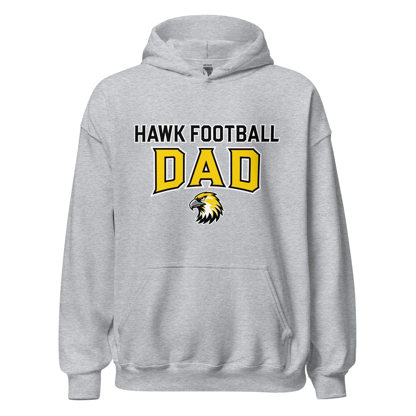 Classic | Hoodie | Cardinal Ohara Hawks | Football Dad Logo