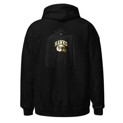 Classic | Hoodie | Cardinal Ohara Hawks | Football Helmet Logo