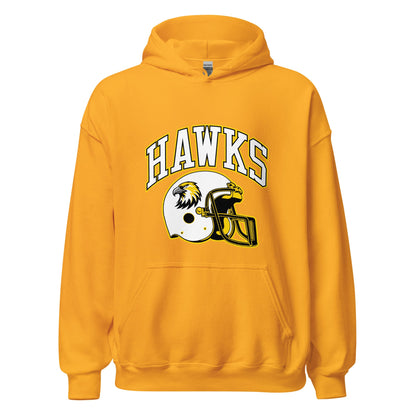 Classic | Hoodie | Cardinal Ohara Hawks | Football Helmet Logo