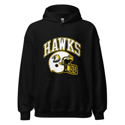 Classic | Hoodie | Cardinal Ohara Hawks | Football Helmet Logo