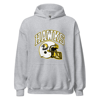 Classic | Hoodie | Cardinal Ohara Hawks | Football Helmet Logo