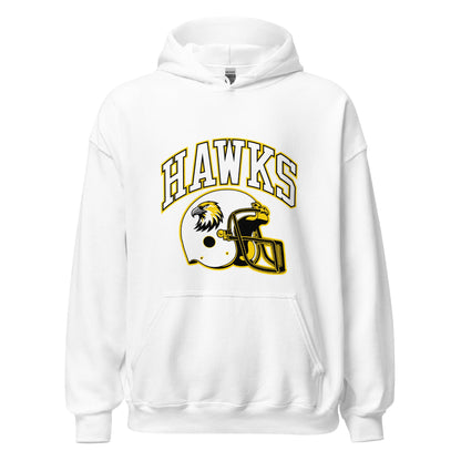 Classic | Hoodie | Cardinal Ohara Hawks | Football Helmet Logo